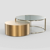 Pure maison - Richmond Salontafel Orlan Set Van 2 (gold)