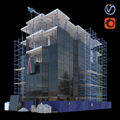 Lowpoly Modular building 12