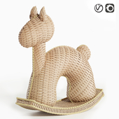 Rattan Horse