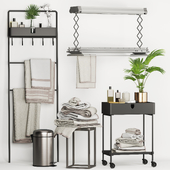 Bath set-28-ceiling clothes dryer