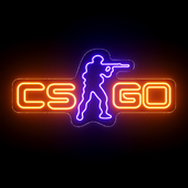 Counter Strike Neon Sign