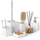 Quadratto collection of bathroom accessories