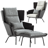 Blade High Armchair