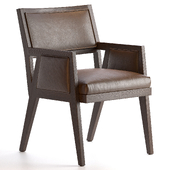 CALCUTTA UPHOLSTERED LEATHER CHAIR