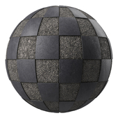 Tile Materials 42- Slate Stone Tiling By Gravel | Sbsar Pbr 4k Seamless