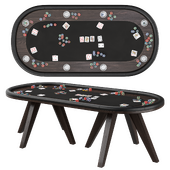Seattle 96" Texas Hold'em Poker Table