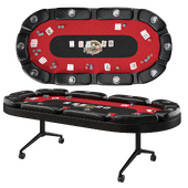 TRITON 90" PREMIUM 10 PLAYER FOLDING POKER TABLE