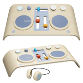 Деревянная игрушка DJ Mixer Board