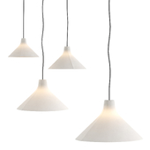 Pendant lamps white Seam by Serax