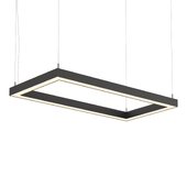 Pendant rectangular profile lamp