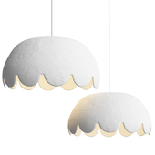 Scalloped Pendant Light