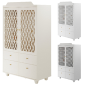 HARLEQUIN KIDS Wardrobe White by CamCamCopenhagen | Light Sand | Gray