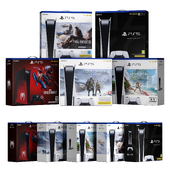 Упаковки игровой консоли PlayStation 5 Bundle