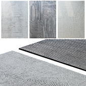 Набор ковров Modern Rugs RILEY 123, HYPNOTIC, HEATHER 100