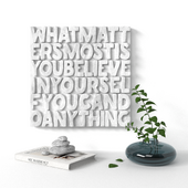 панно What Matters Decor Set 02