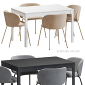 EKEDALEN KRYLBO table and chairs IKEA