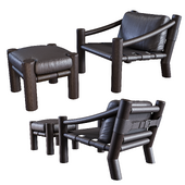 Monologue Elephant Lounge Chair Ottoman