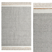 Naga Fringed Wool Rug By La Redoute