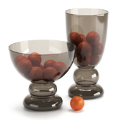 Ваза с мандаринами. Vase with tangerines