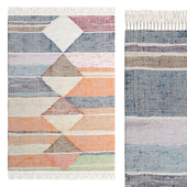 Mattor 100% Recycled Cotton Woven Flat Rug By La Redoute