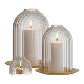NUDE Ilo Candleholder Set