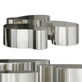 Karl Springer Steel Low Tables