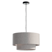 Demet Light White Drum Pendant