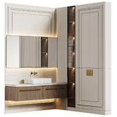 Bathroom furniture 10 in modern classic style