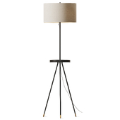 Joleen Black Floor Lamp