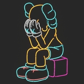 neon Kaws