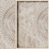 Decorative panel 3D ART RELIEF 80