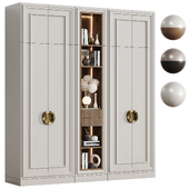 Modular wardrobe in neoclassical style 09