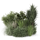 Outdoor Plants Bush -Bush Set 2228