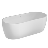 Acrylic bathtub ABBER AB9219 white