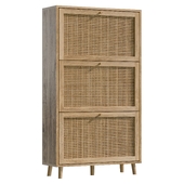 Shoe Cabinet 3 Cane Flaps Boheme