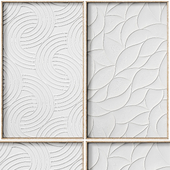 Decorative panel 3D ART RELIEF 140 set