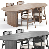 Ferrell Larson table and chairs divan.ru