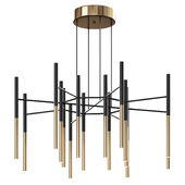 Metal Tubular Chandelier