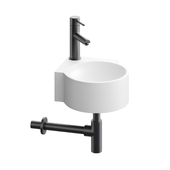 Regal White Micro Corner Basin