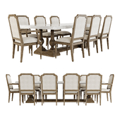 RH / ST. JAMES MARBLE DINING TABLE