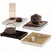Sepia decorative set