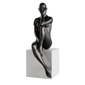Finesse Decor Antoinette Doll Sculpture With Base