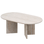 Sienna Coffee Table, Travertine