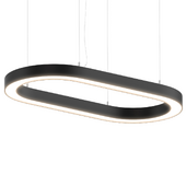 Oval pendant lamp HOLE LARGO