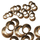 Antique Gold Ring Wall Decor
