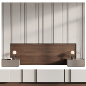 Headboard Line Wall composition