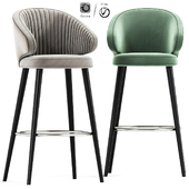 Simplife Harlow Black Bar Stool