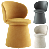 Oblic Swivel Dining Chair