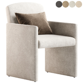 Justine Brown Upholstered Dining Armchair