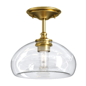 Lani Glass Semi Flush Mount